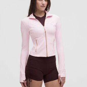 Lululemon Define Cropped Jacket in Pink Organza